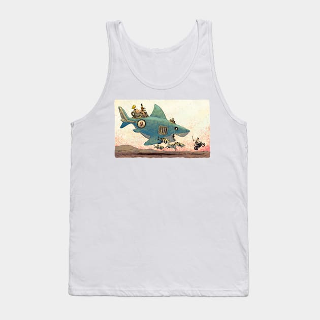 Flying with Sharks. Tank Top by jesse.lonergan